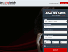 Tablet Screenshot of localsextonight.com